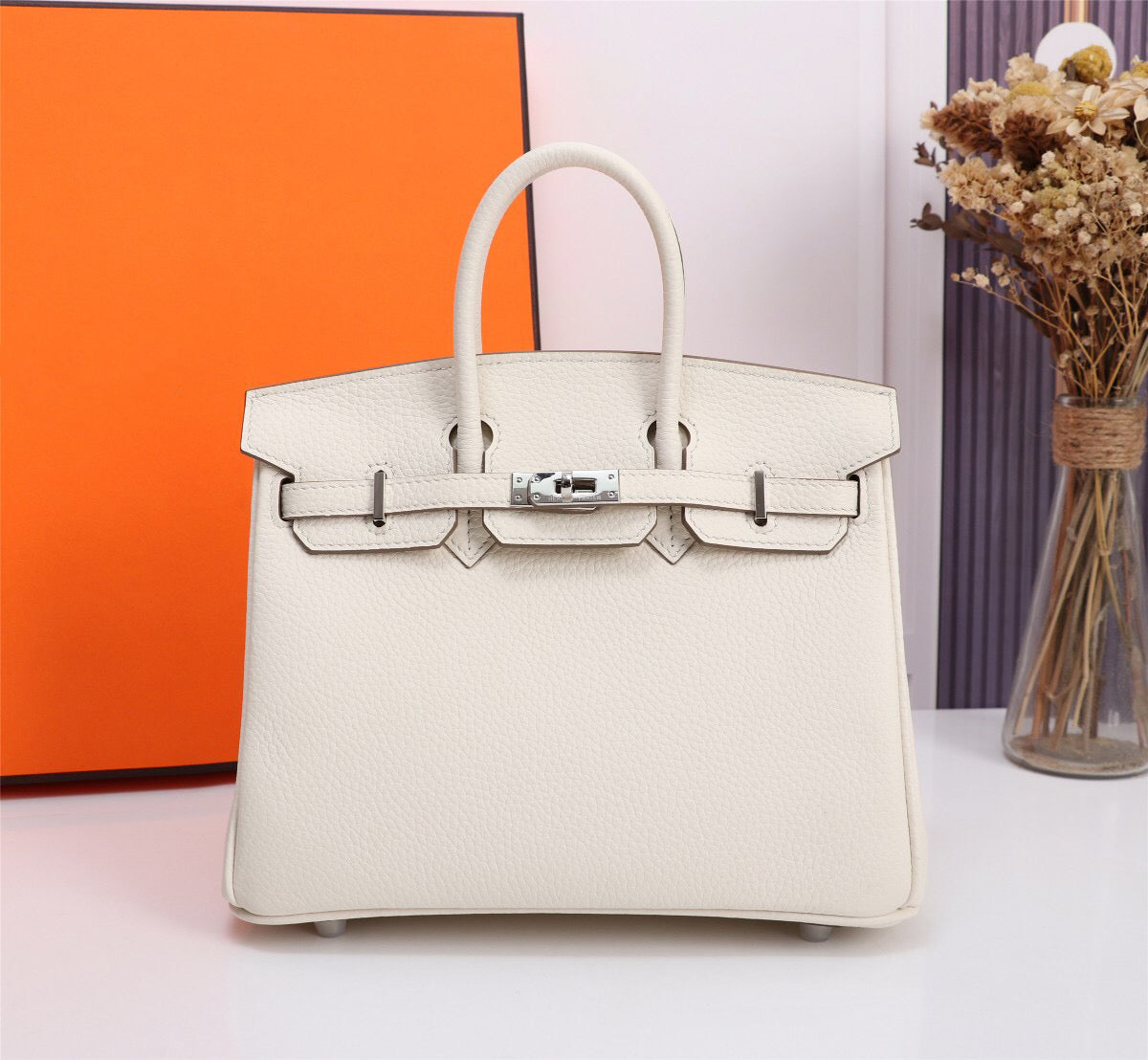 Stylish luxury white handbag XC0723120601