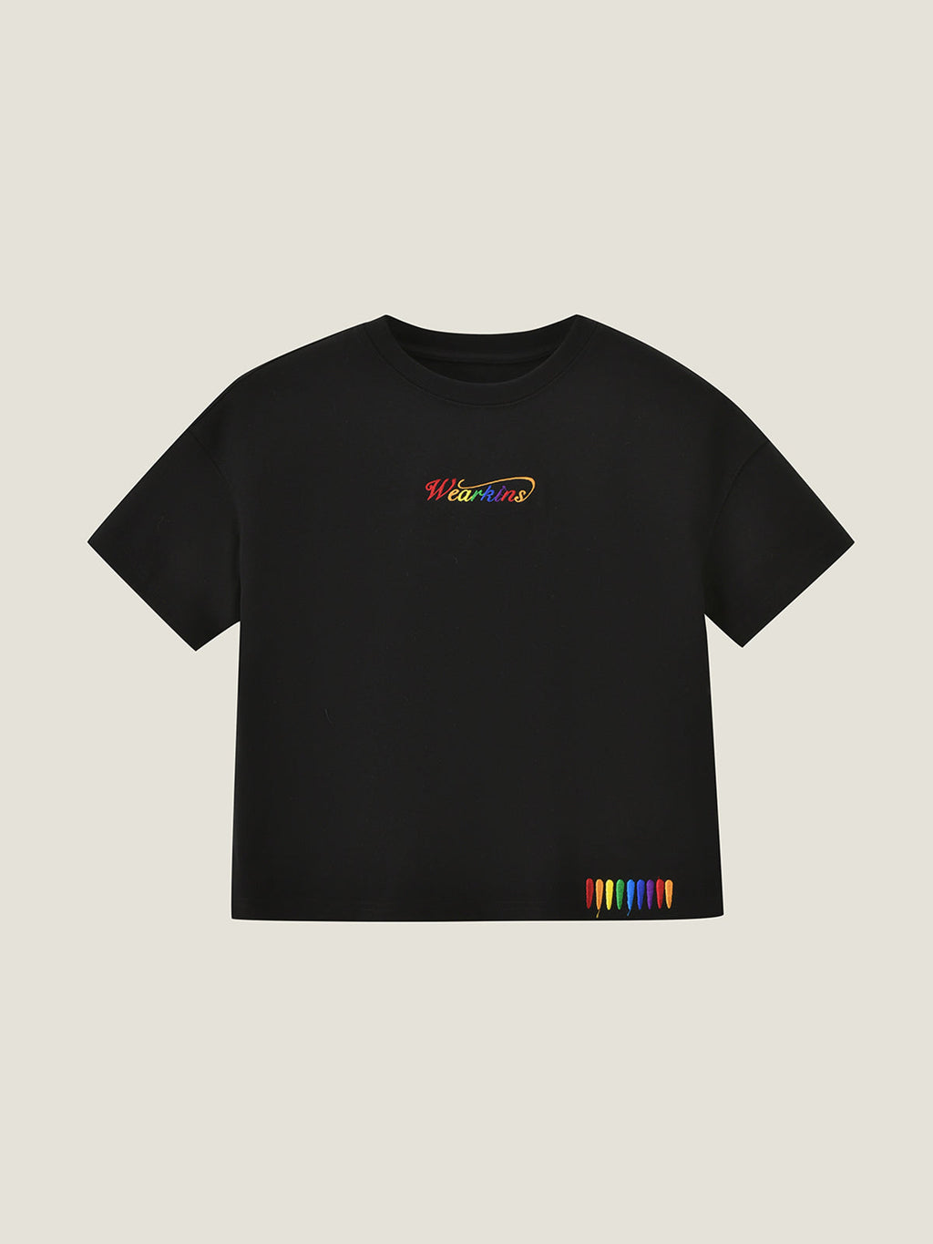 Family Matching Rainbow Embroidered Tee | PRIDE MONTH