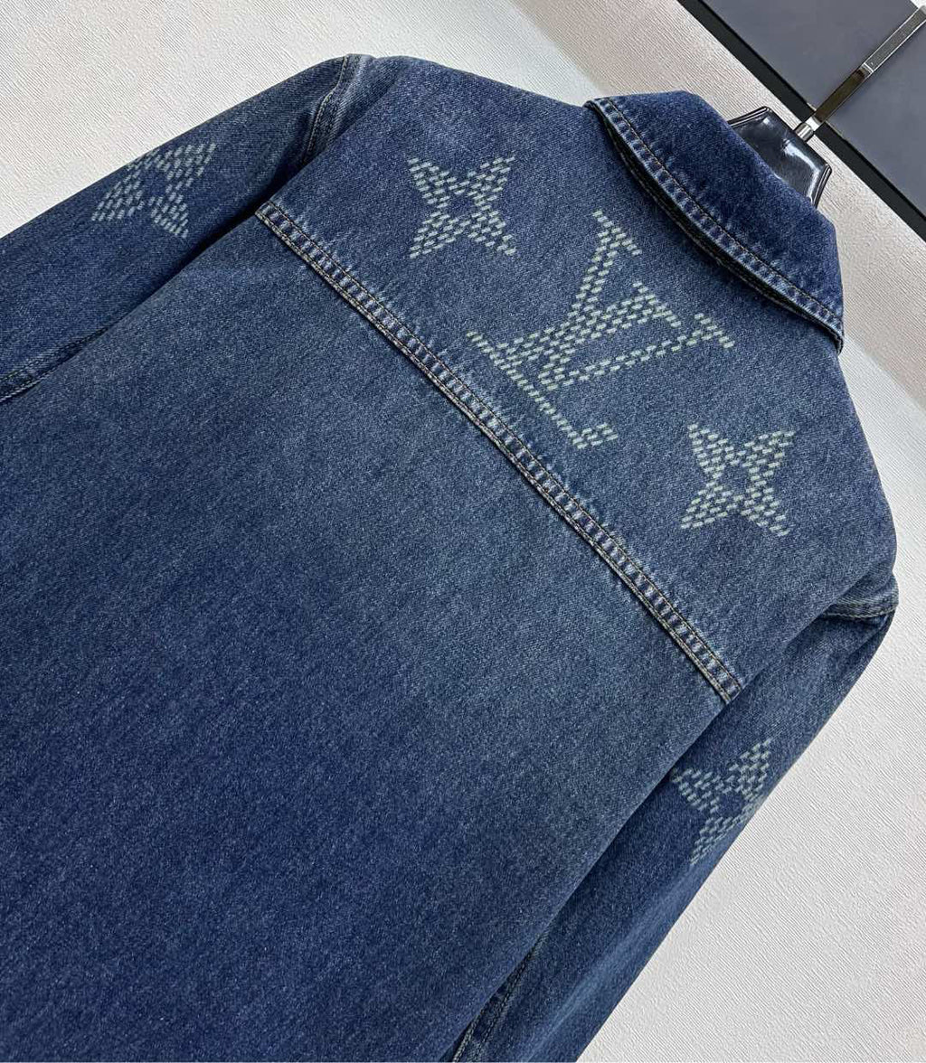New Fashion Four-Leaf Clover Denim Jacket 1025102310
