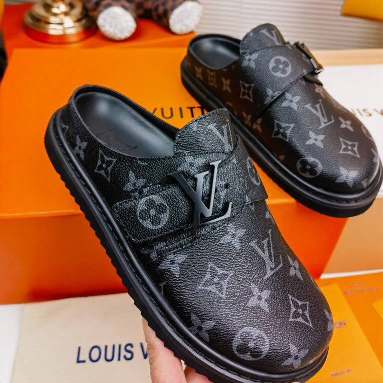 Printed Round Toe Slippers 03136