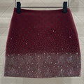New Fashion Versatile Quilted Mini Skirt 1025102404