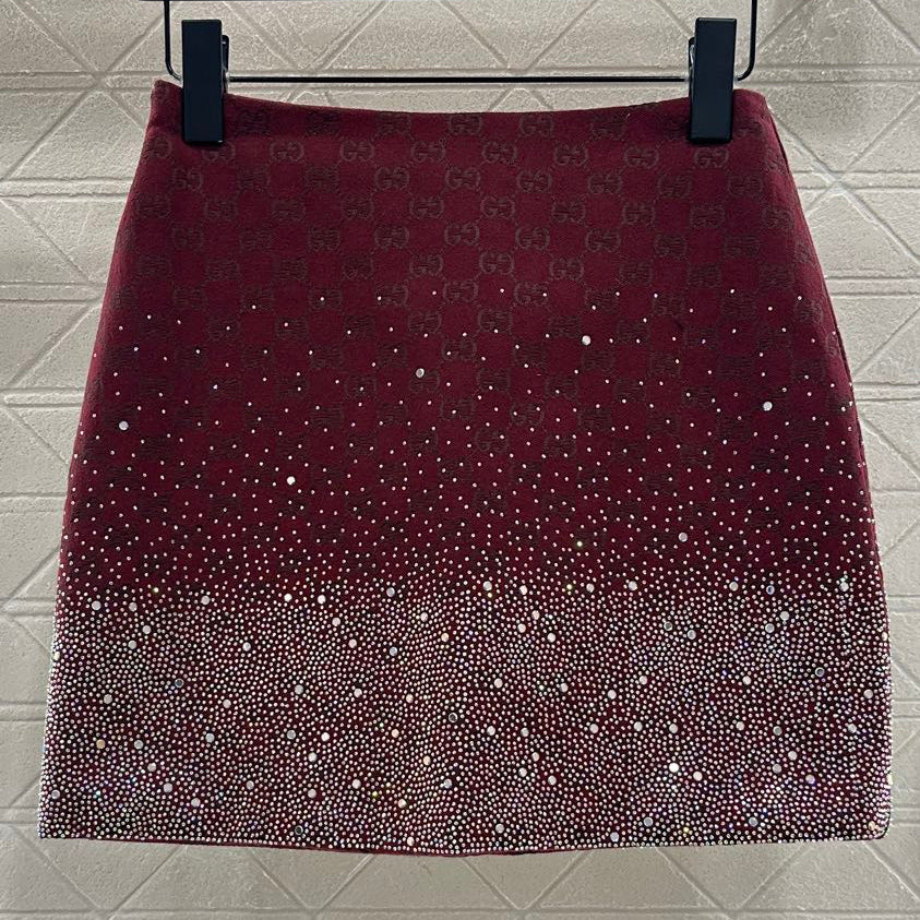 New Fashion Versatile Quilted Mini Skirt 1025102404