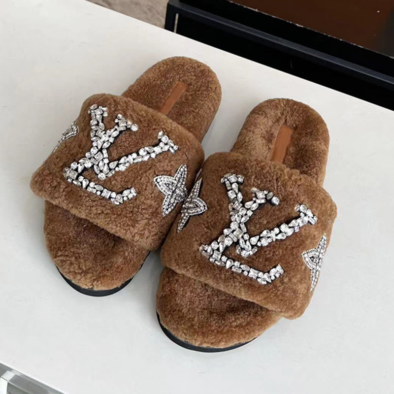 Fashion new wool slippers XC1023101627