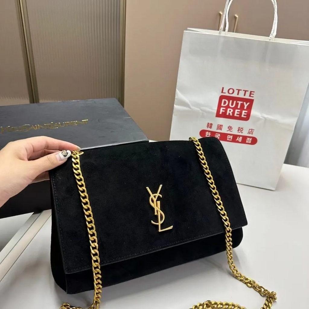 Suede women's double-sided armpit chain bag 9000929002