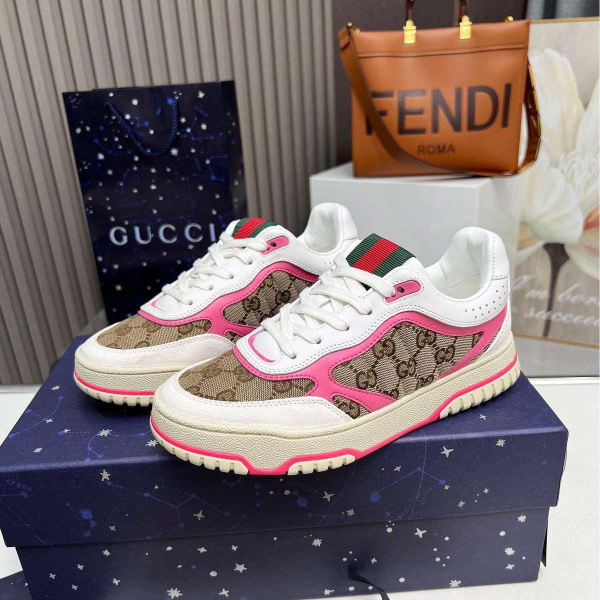 Women's fashionable printed sports shoes 0725123003