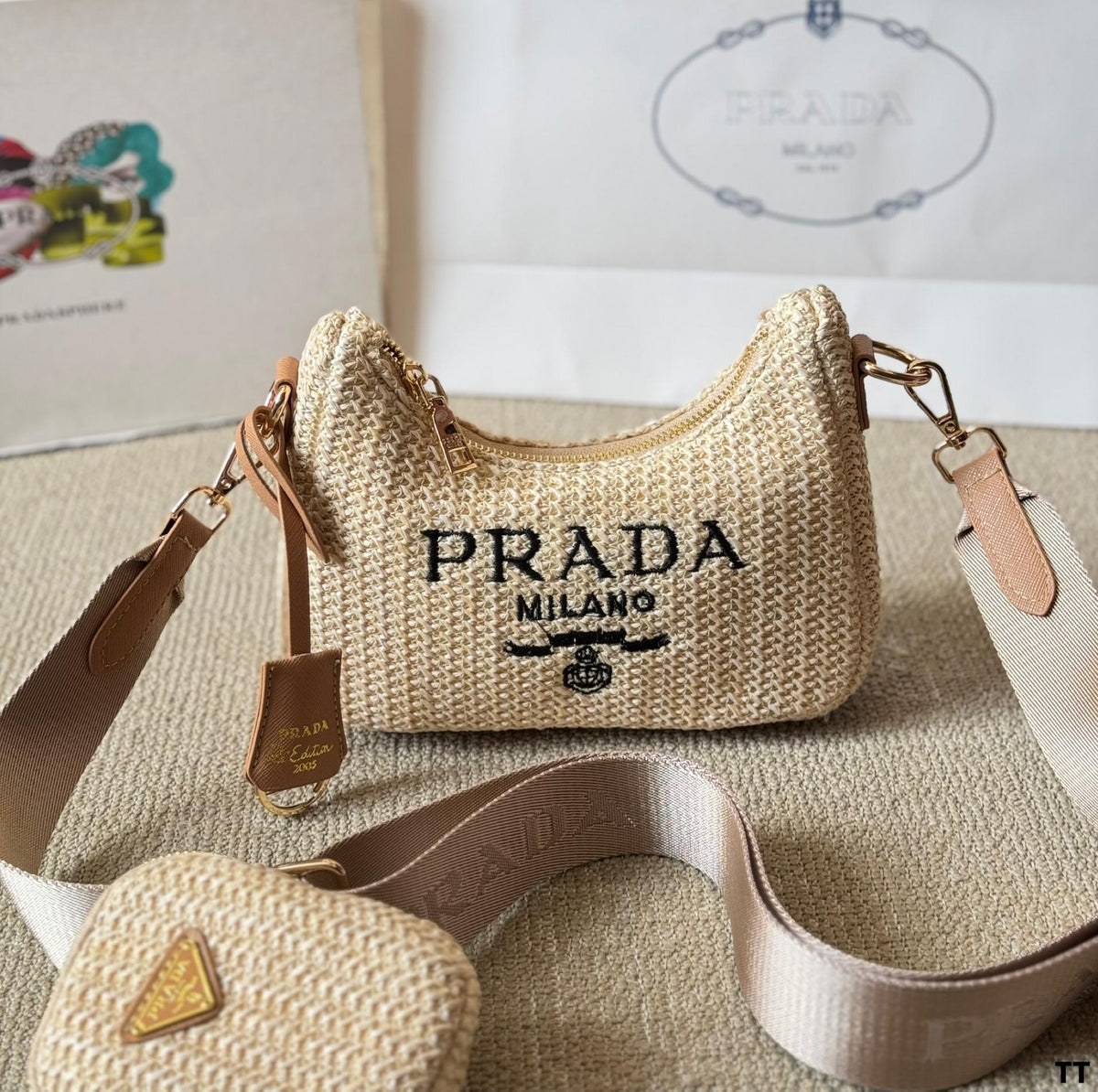 P Fashion Sunshine Straw Bag 0725022810
