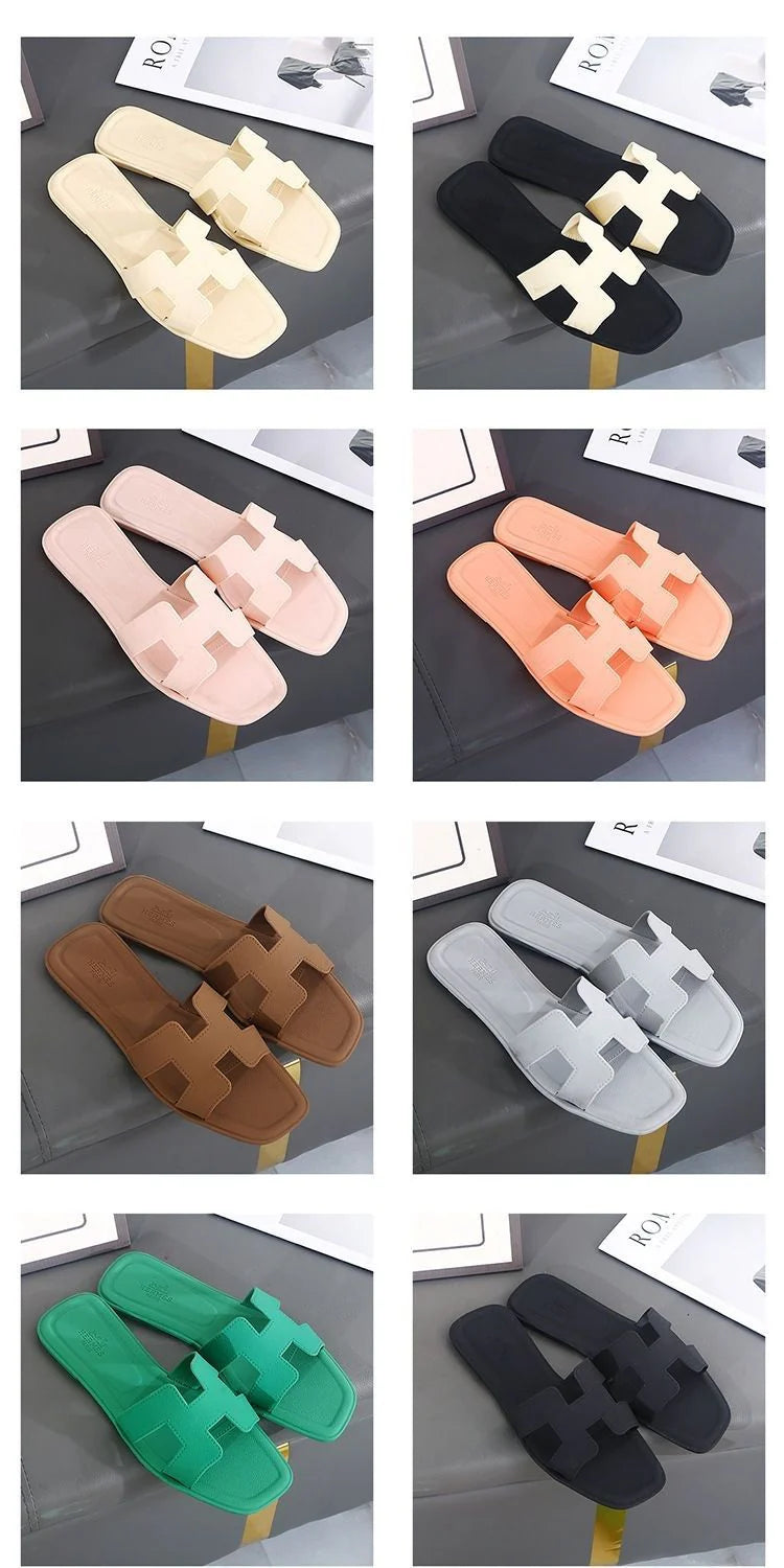 H Family New Flat Slippers 1024062818