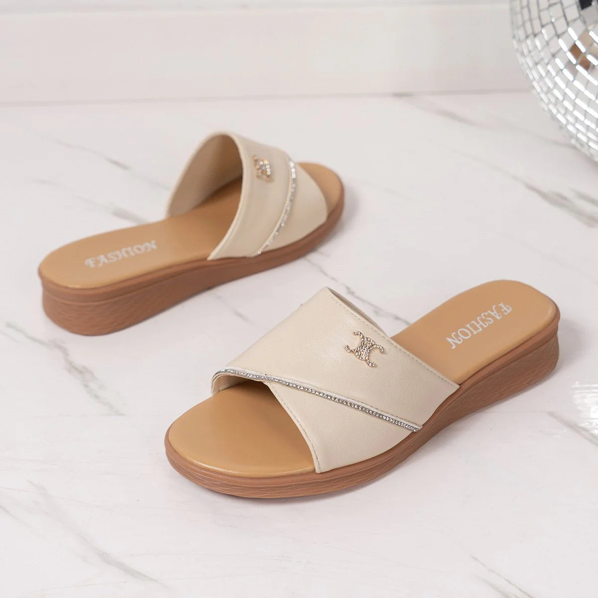 New Flat Slippers Fashion Casual Outer Wear 1024061710