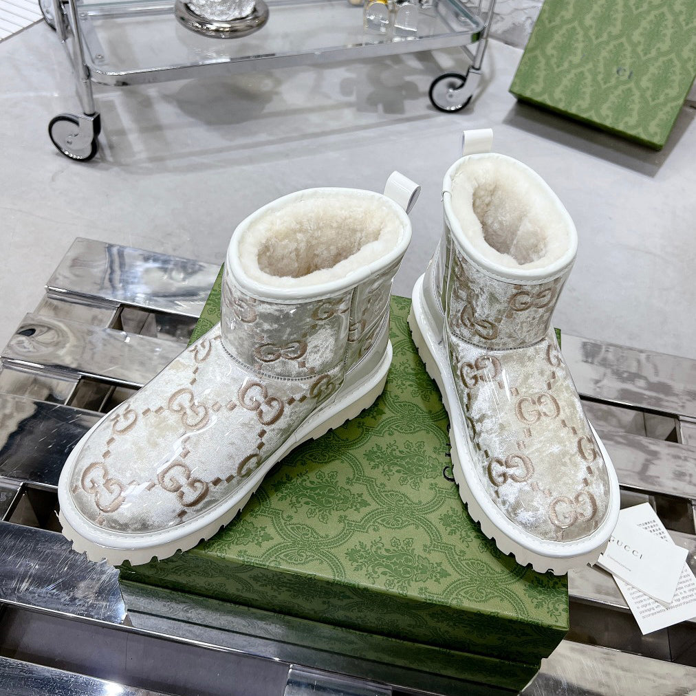 G fashion winter women's PVC electroplated snow boots XC0723110304