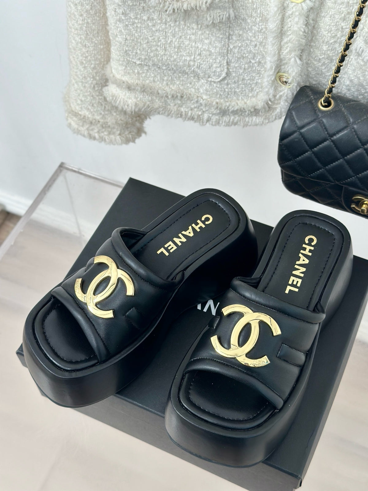 Women Leather Platform Sandal 0724062801