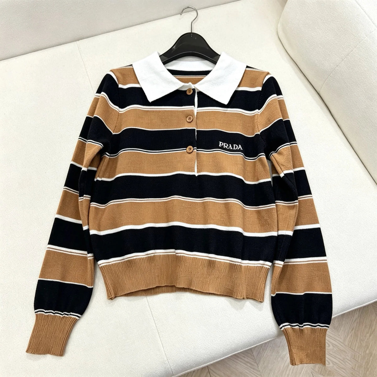 PRA 26ss Women's Polo knit sweater TZ1326091517