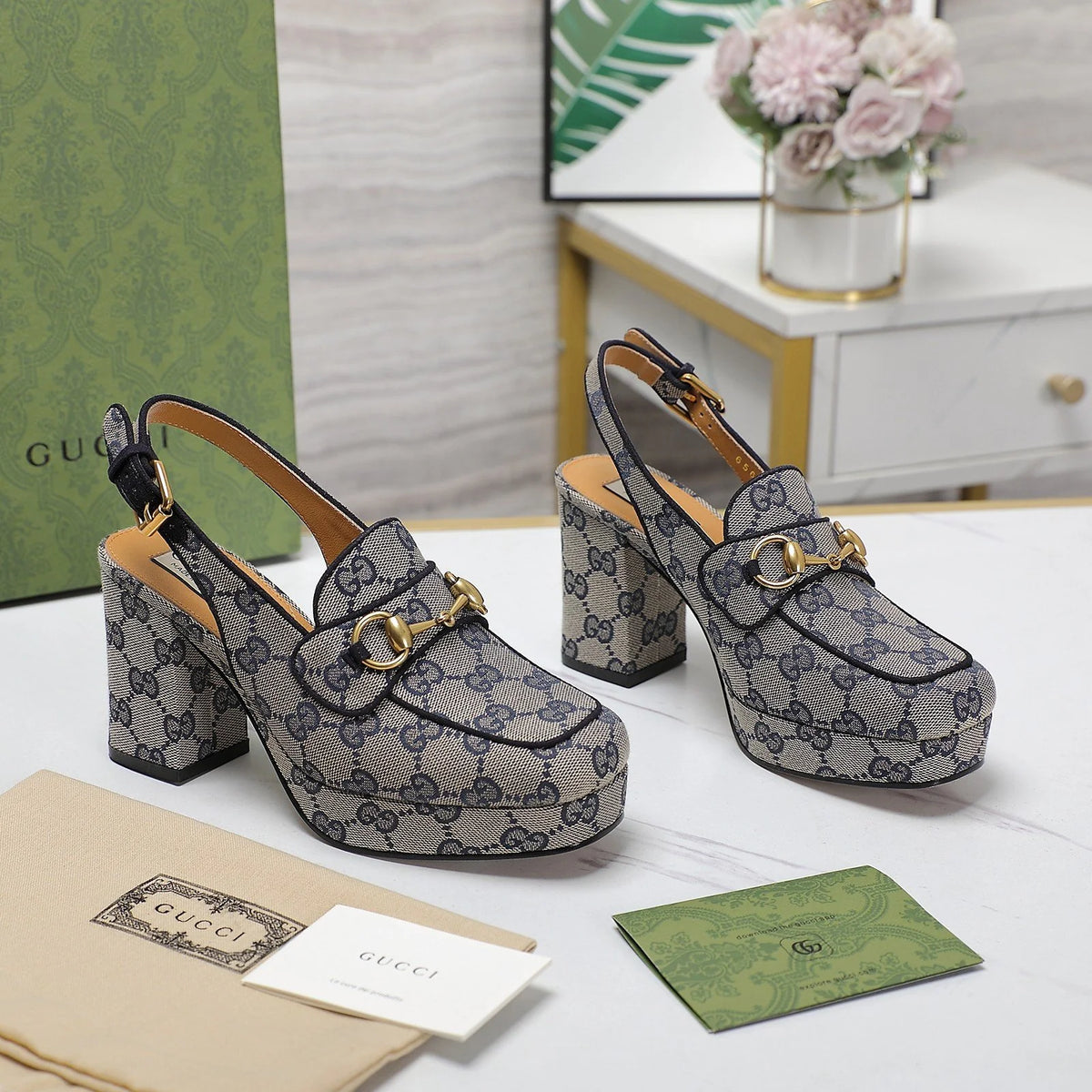 New Women's Horsebit Mid-heeled Sandals and High Heels