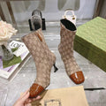 G fashion high heel printed women's boots XC0723110315