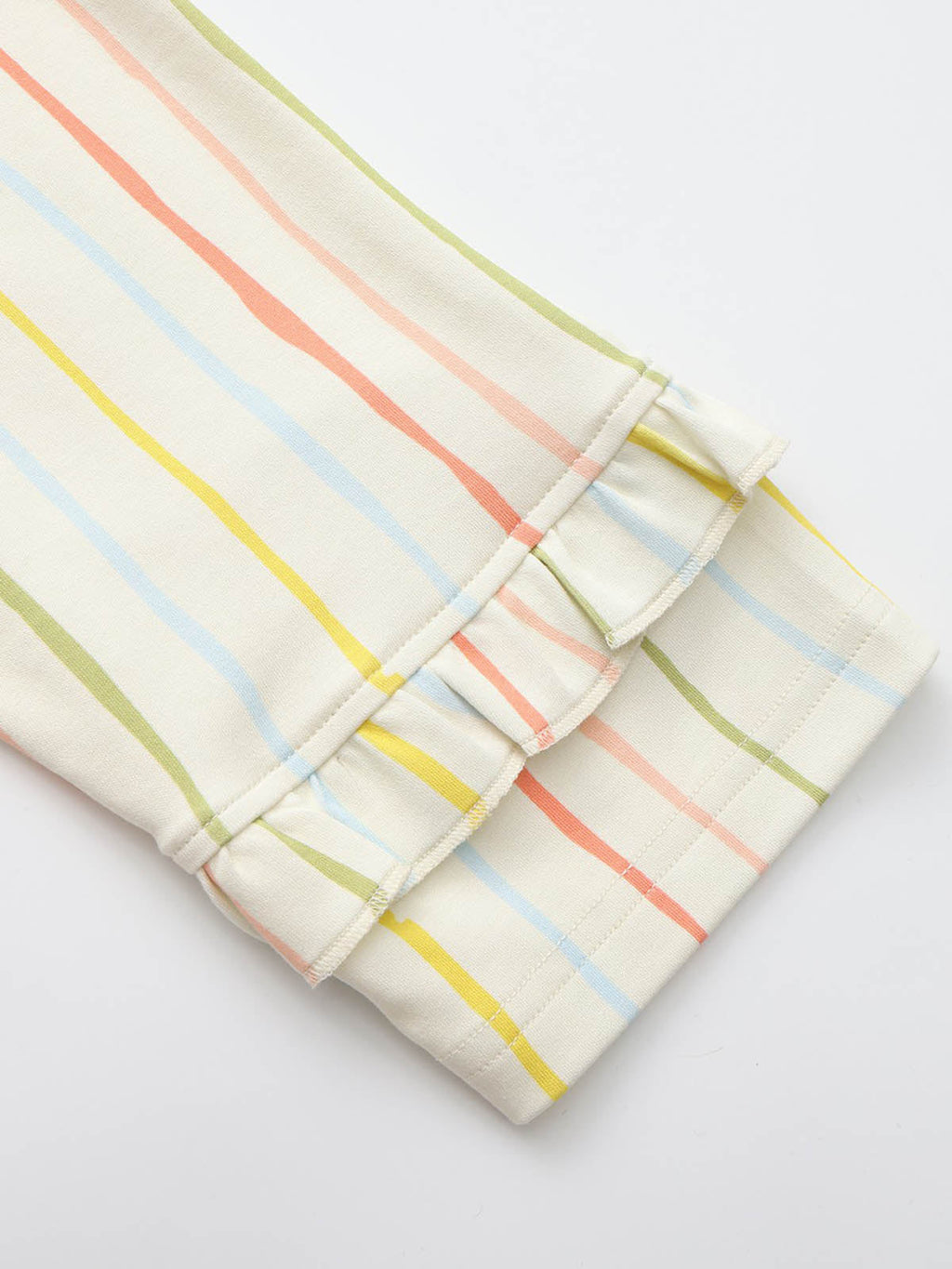 Cozy Nest Fluffy Colorful Striped Pajamas Dress