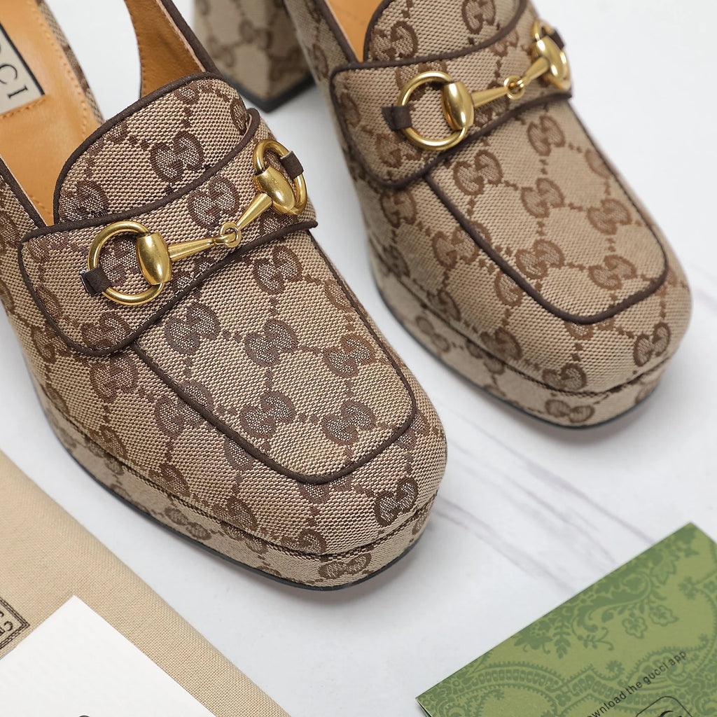 New Women's Horsebit Mid-heeled Sandals and High Heels