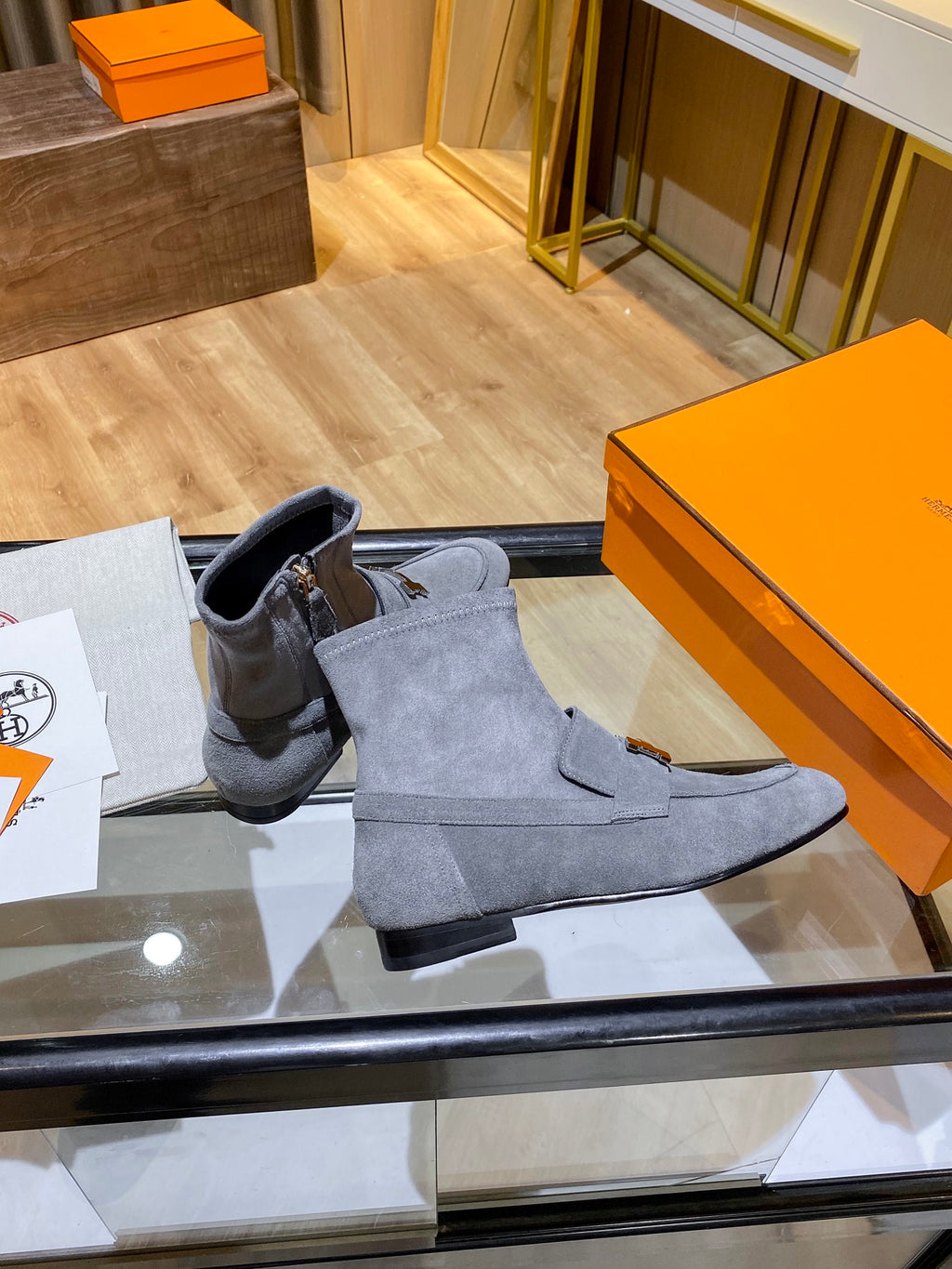 HH Fashion Suede Ankle Boots 0724110505