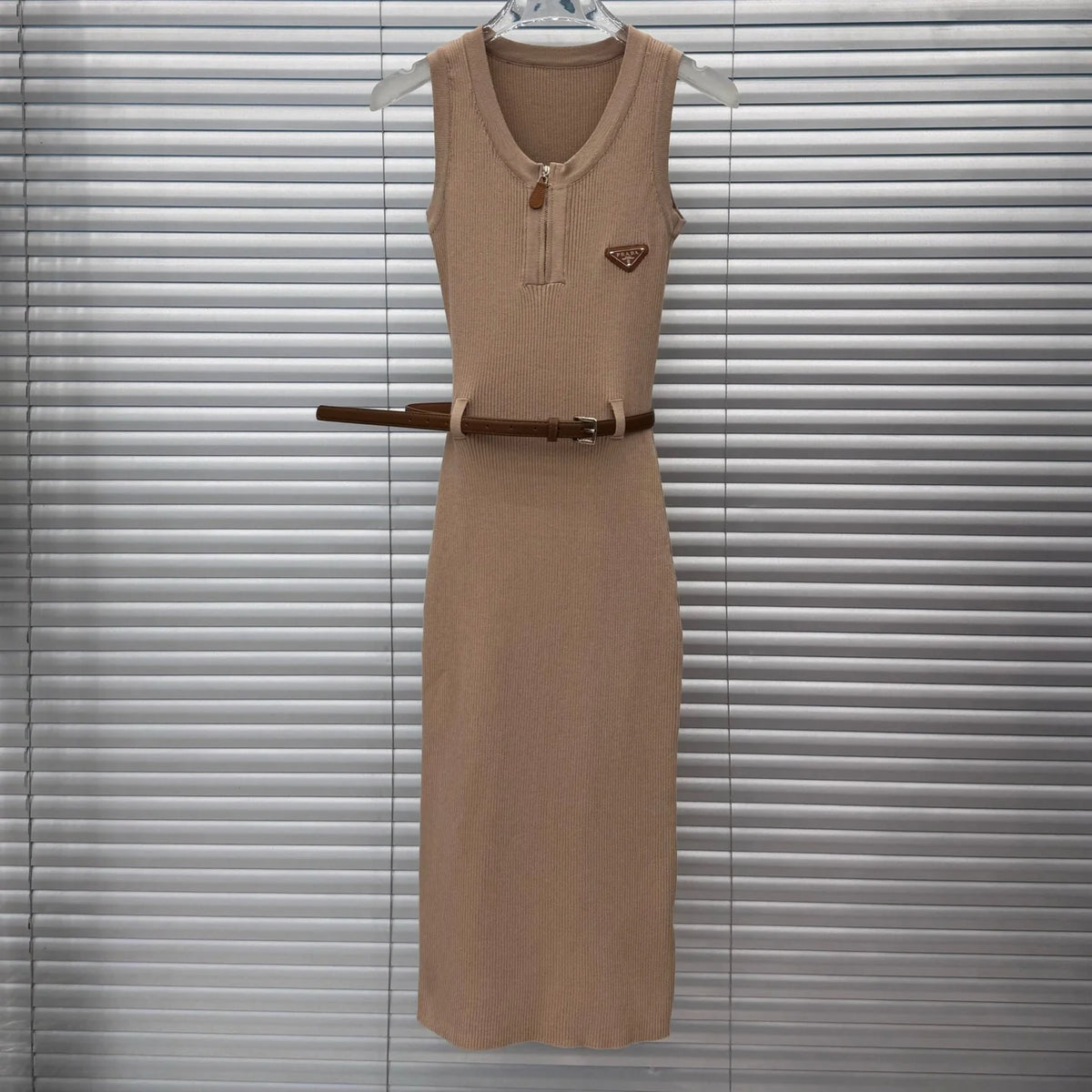 Fashionable Versatile Knitted Vest Dress 1025022811