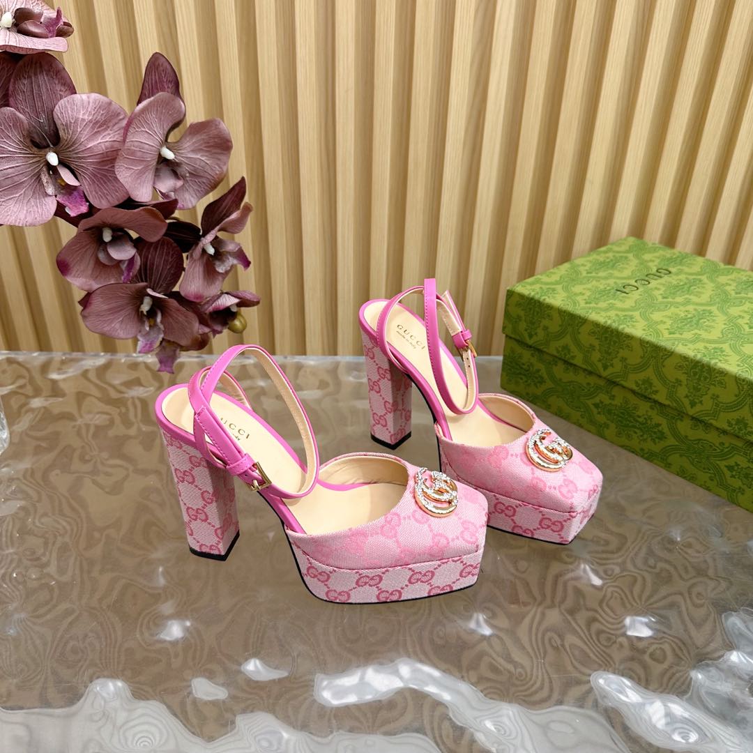 G new fashion ladies printed high heels 0725042004