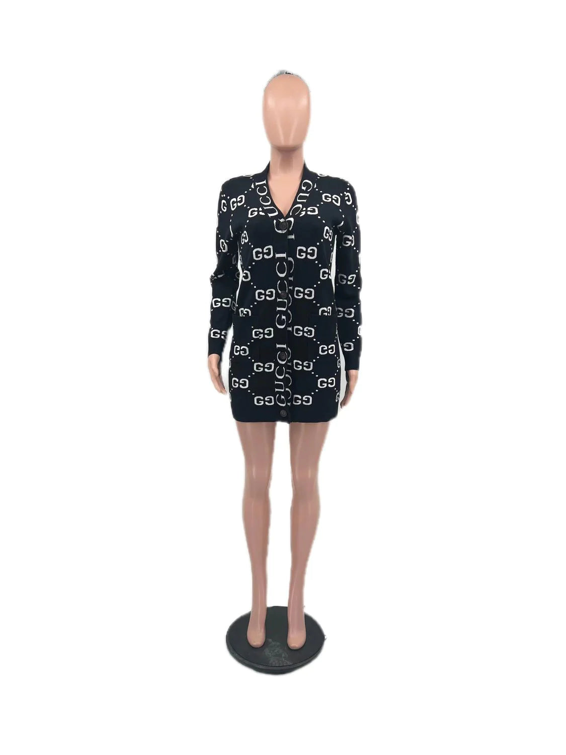 American New Loose Maillard Mid-length Cardigan SweaterPD05202412205