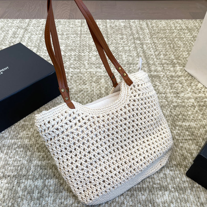 Straw tote bag 18241106