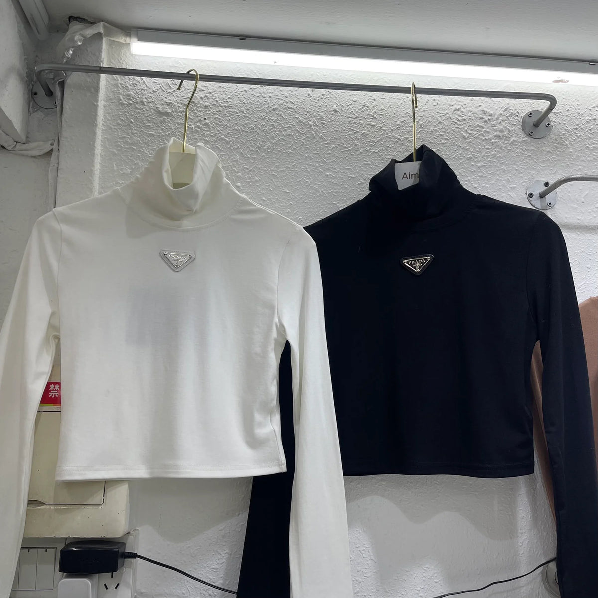 Autumn new high neck base shirt 1024111507