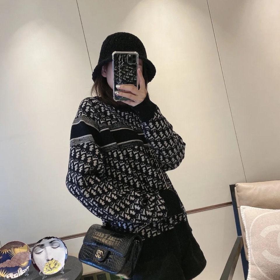 D Print Knitted Sweater 0823120406