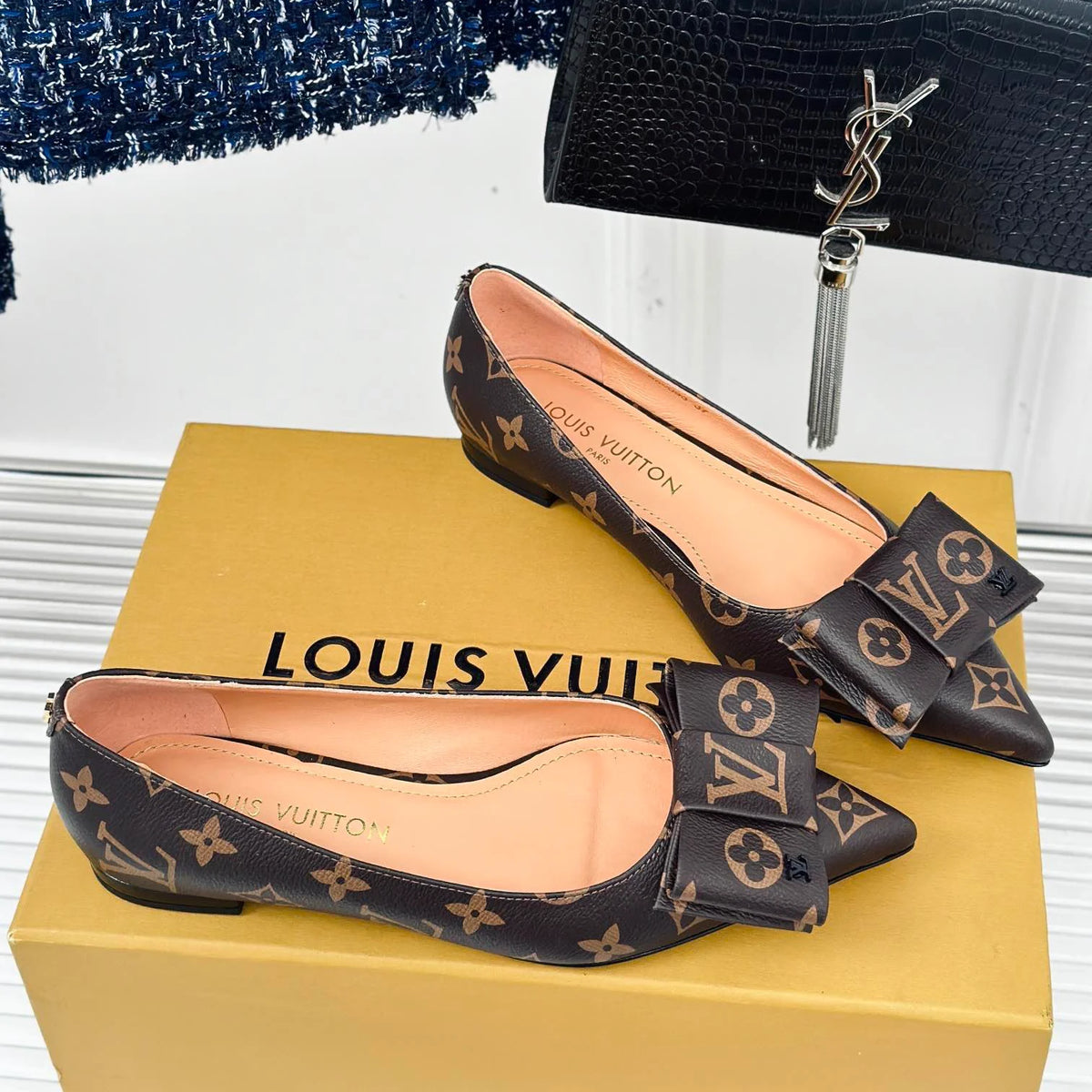 New bow ladies single shoes 1025031904