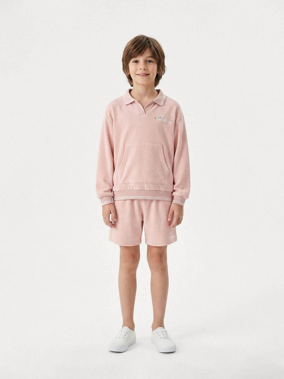 Kins Class Supple Theory Family Matching Sweatshirt with Pants or Shorts