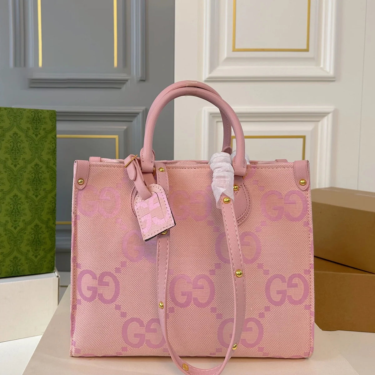 New monogram canvas tote bag 1426012006
