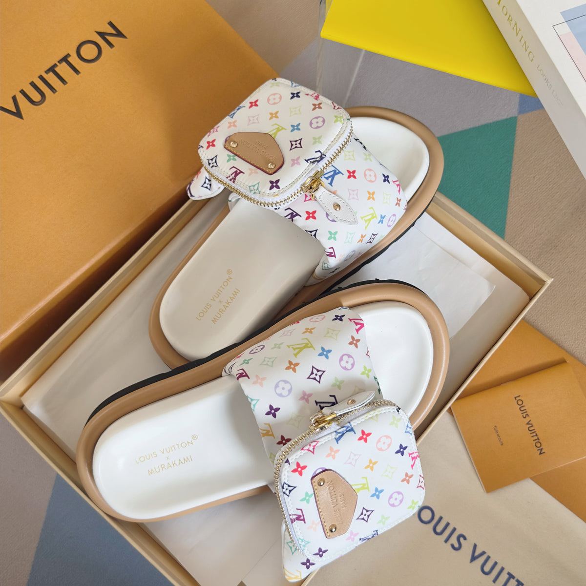 L Velcro Wallet Flat Sandals 0725021904