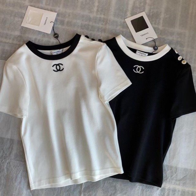 New Fashion C logo Summer Women's T-shirt-PD05202333102  1