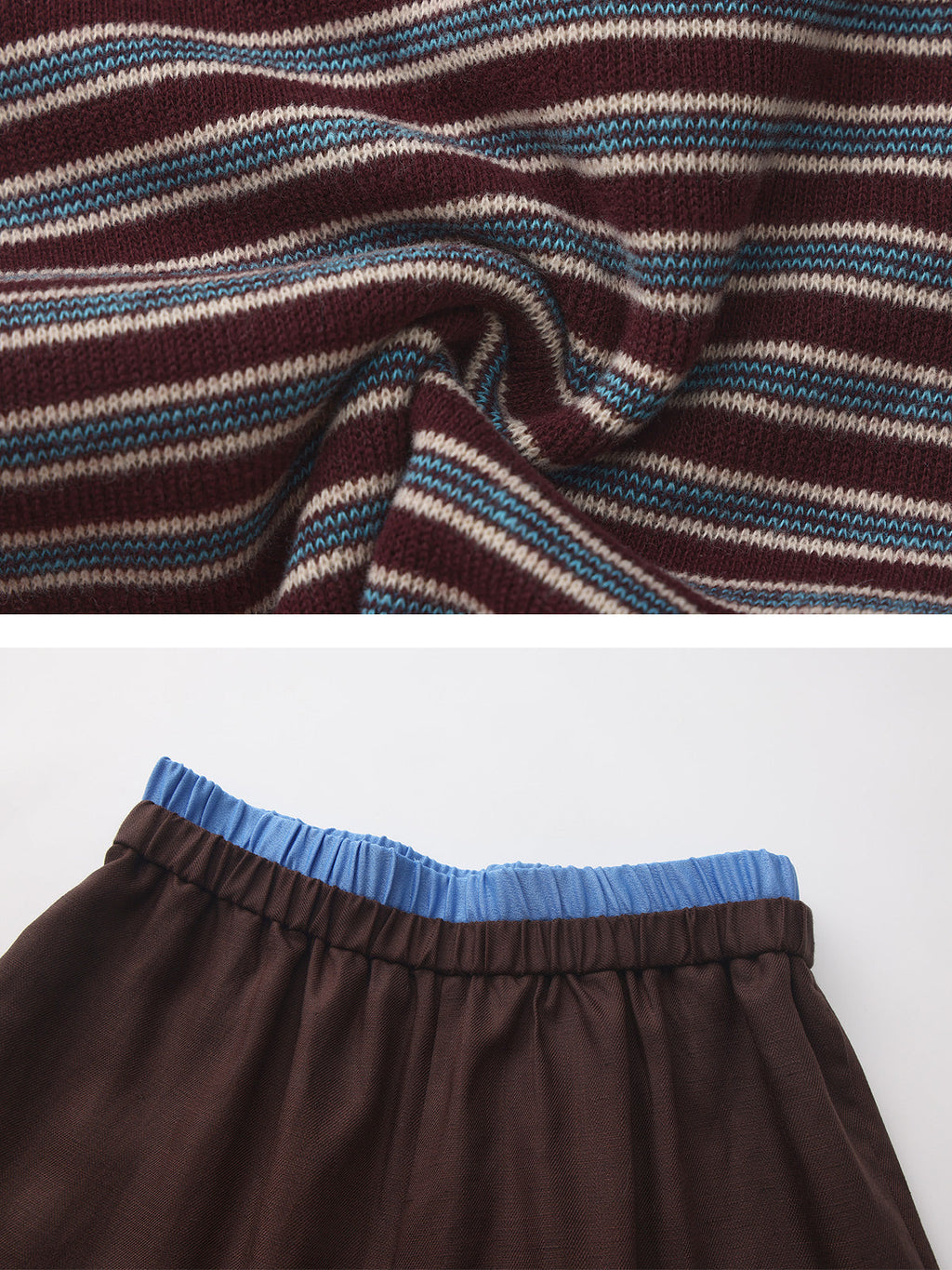 Kins Class Adults’ Striped Tee & Pants Set