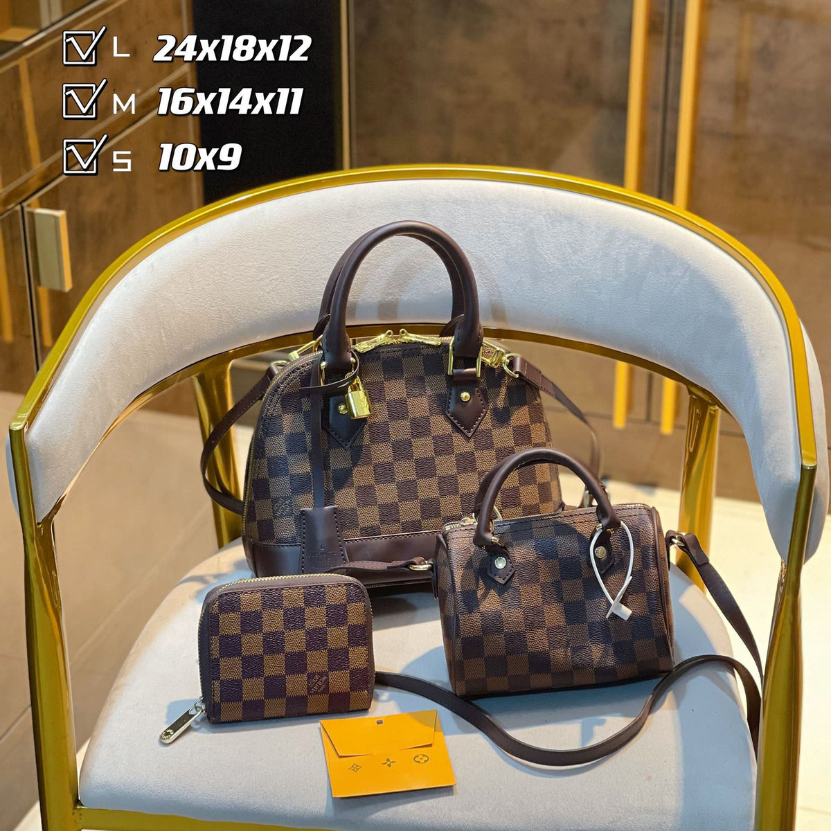 New fashion design style all-match three-piece bag S30