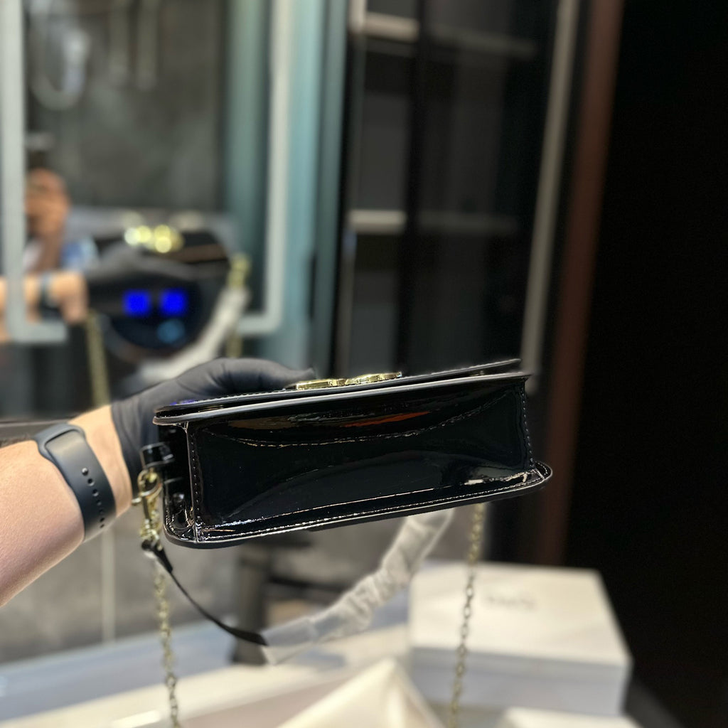 DG patent leather chain bag 0724050909