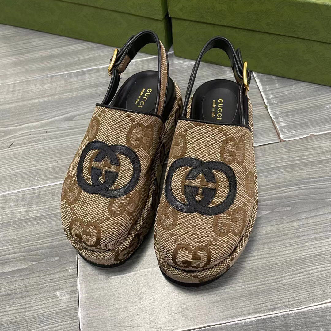 2023 new  women's platform toe sandals