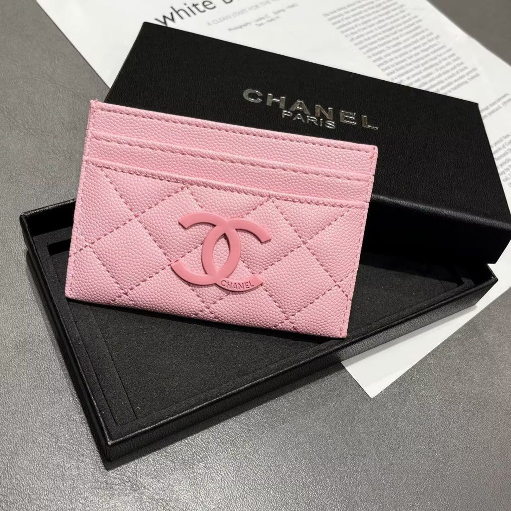 Pink Leather C Logo Women's fashion Cards holder bagsPD05202413102