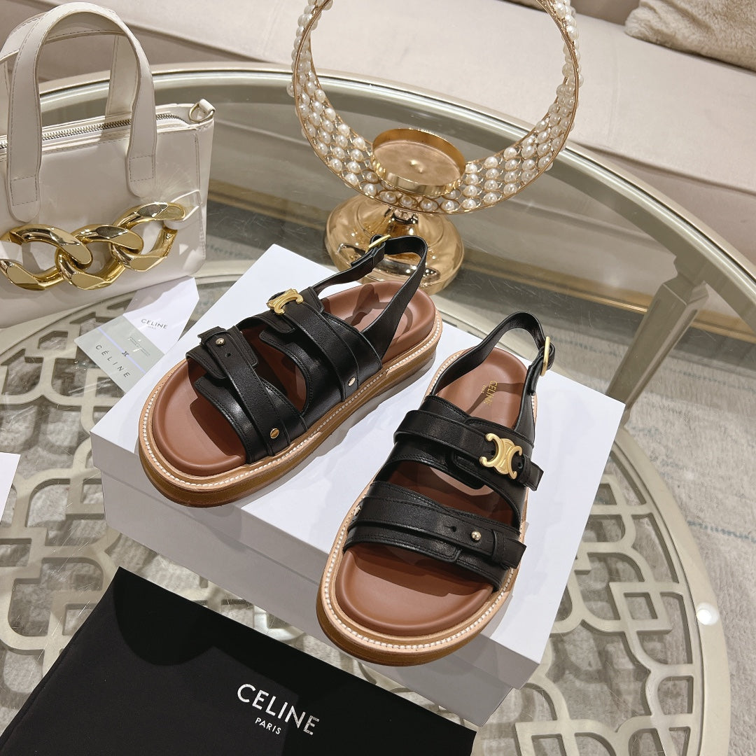 CLN Fashion Leather Roman Sandals 0725041402