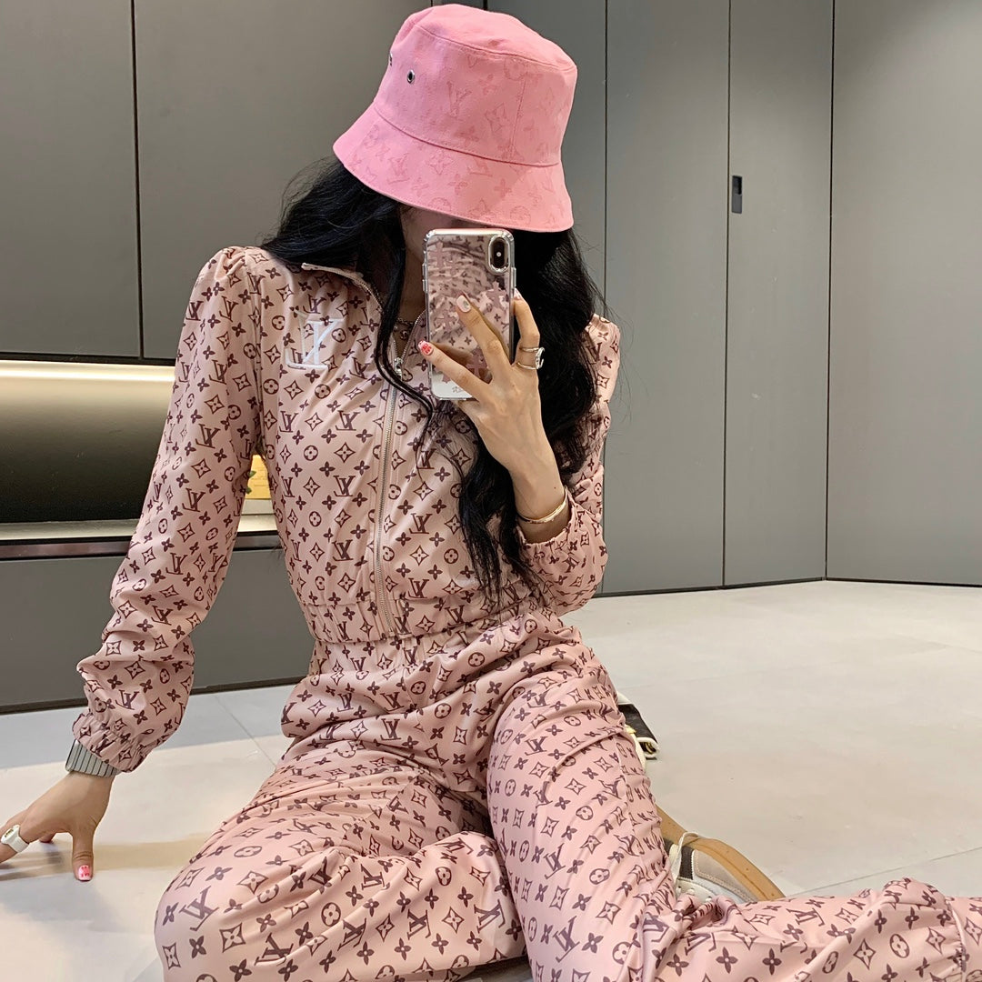 V Fashion letter print set 0724101111