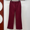 G Classic Floral Print Dress Pants 102509206