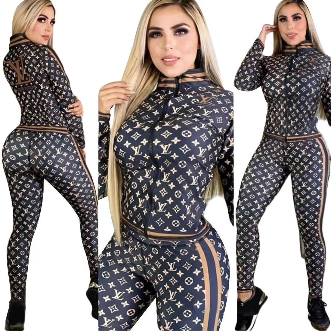 New fashion Women's color sports suit