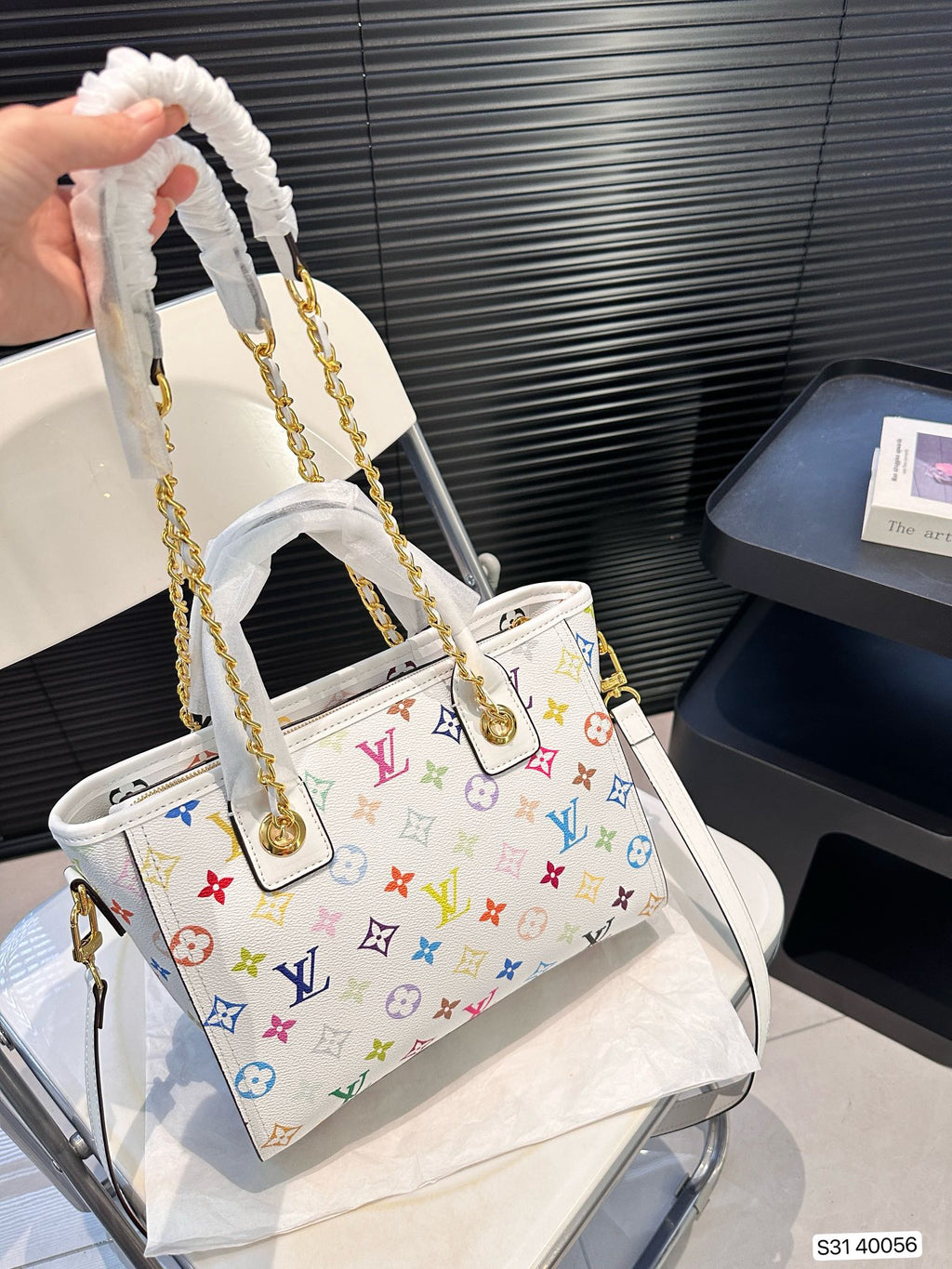 V new fashion printed single crossbody handbag 0724082909