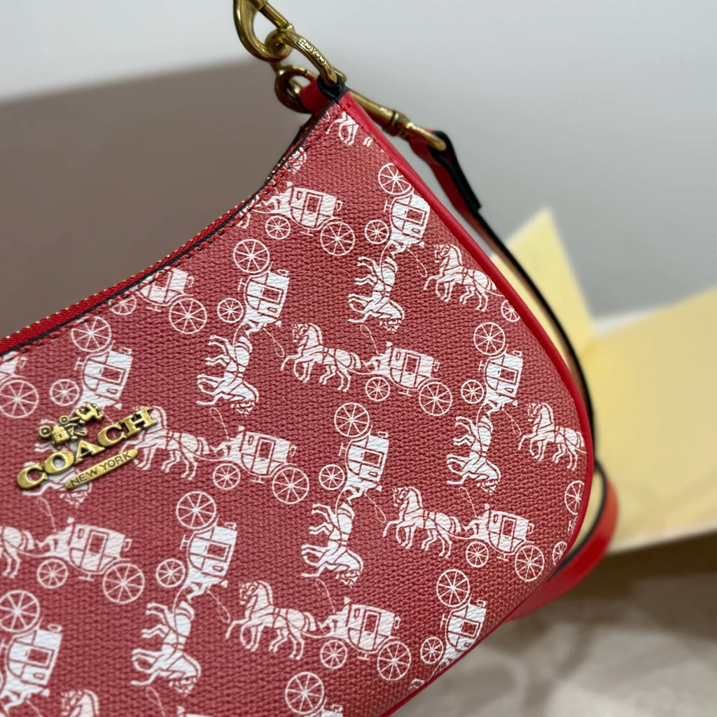 Ruby-colored mahjong bag 1426020509