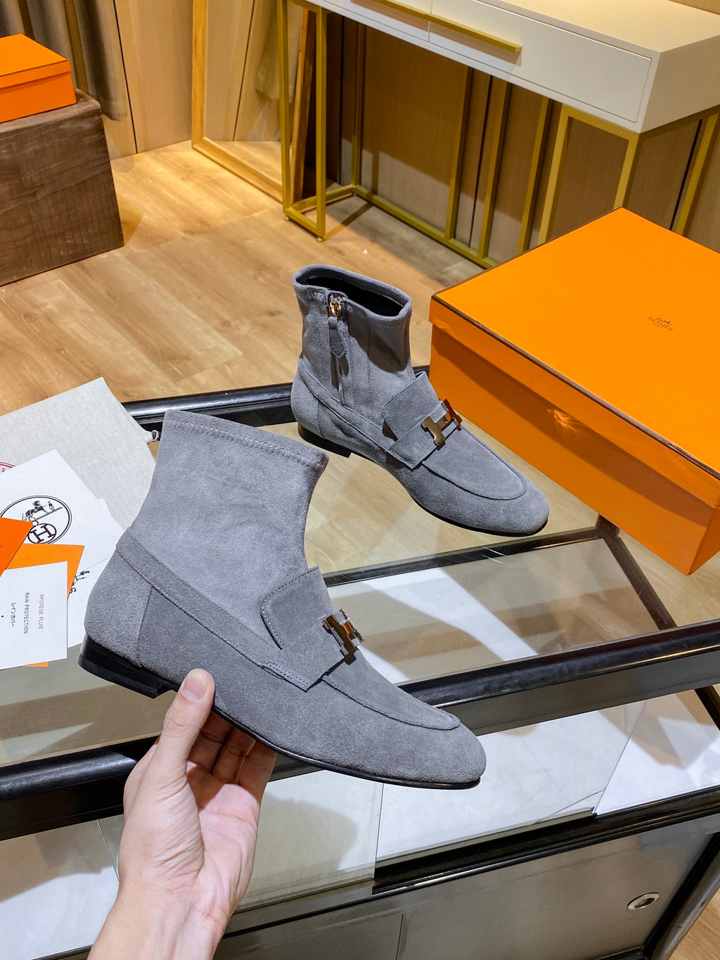 HH Fashion Suede Ankle Boots 0724110505