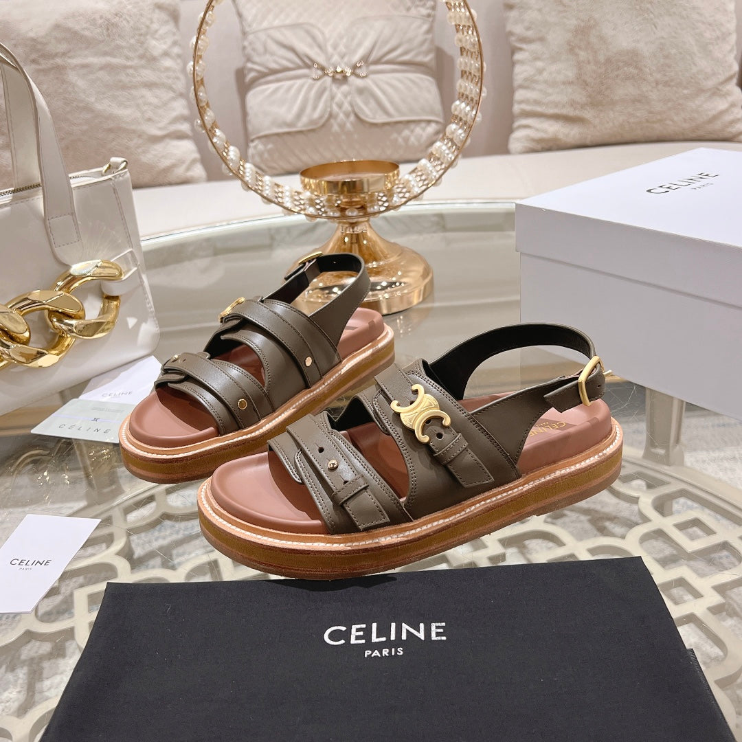 CLN Fashion Leather Roman Sandals 0725041402
