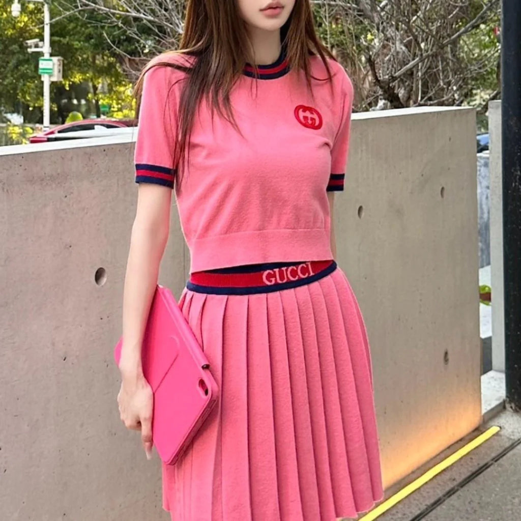 Two-piece Spring And Summer New Clothing Short-sleeved 1024030814