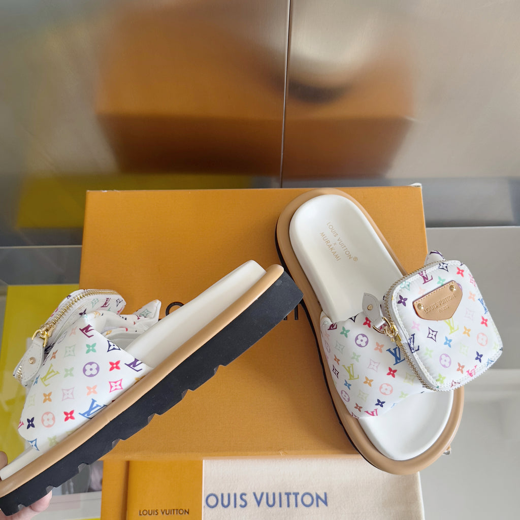 L Velcro Wallet Flat Sandals 0725021904