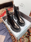 P Fashion Thick-soled Leather Boots 0724062404