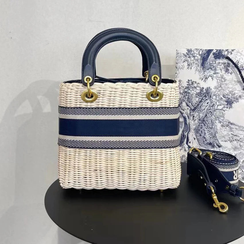 Fashion woven vegetable basket shoulder bag 1024080219