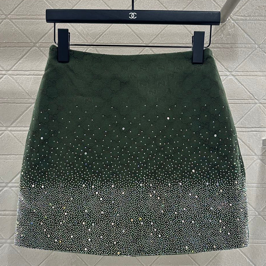New Fashion Versatile Quilted Mini Skirt 1025102404