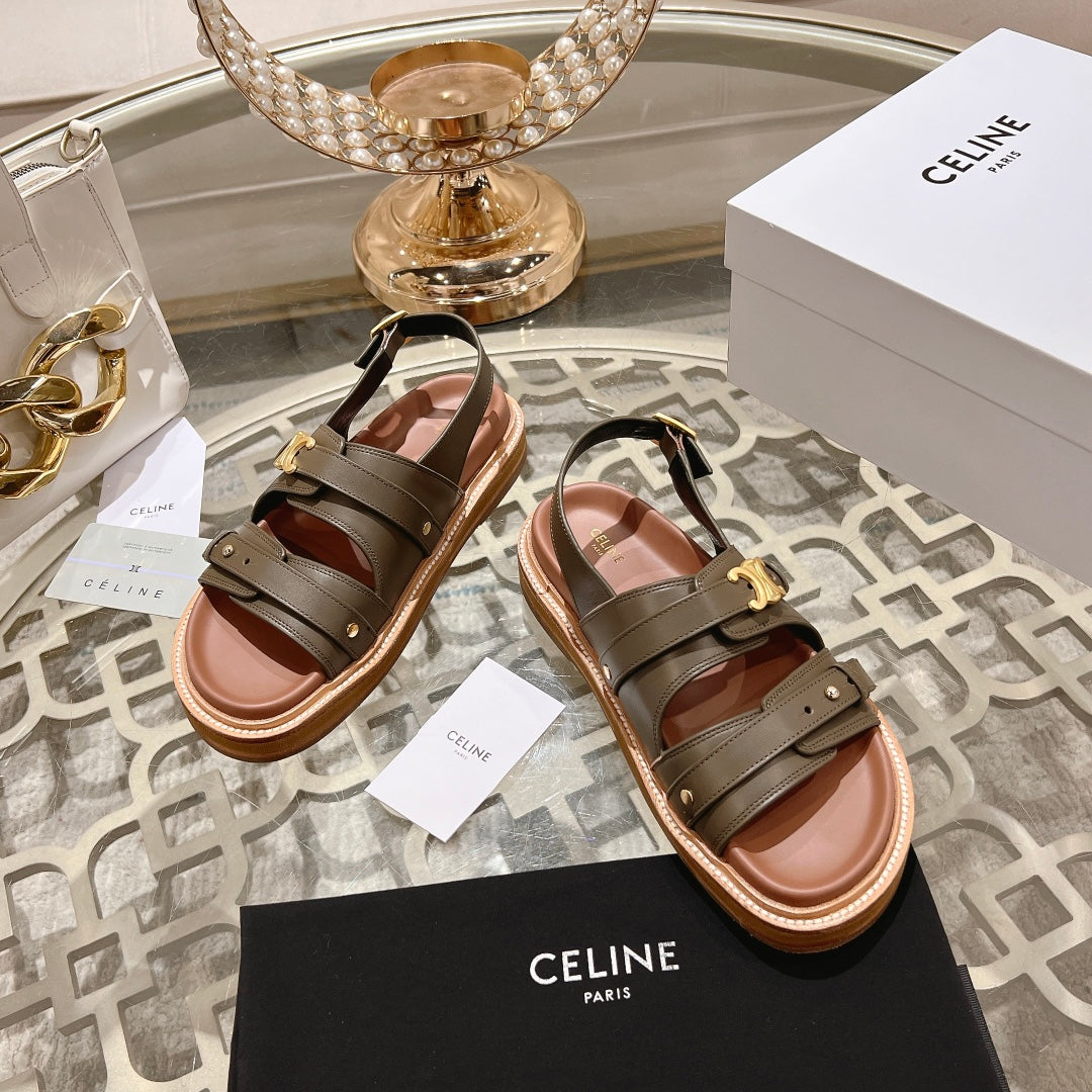 CLN Fashion Leather Roman Sandals 0725041402